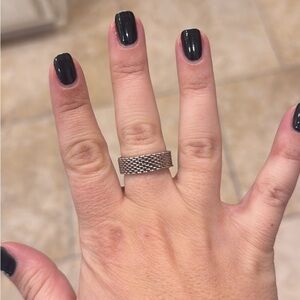 Tiffany & Co. Silver Mesh Ring